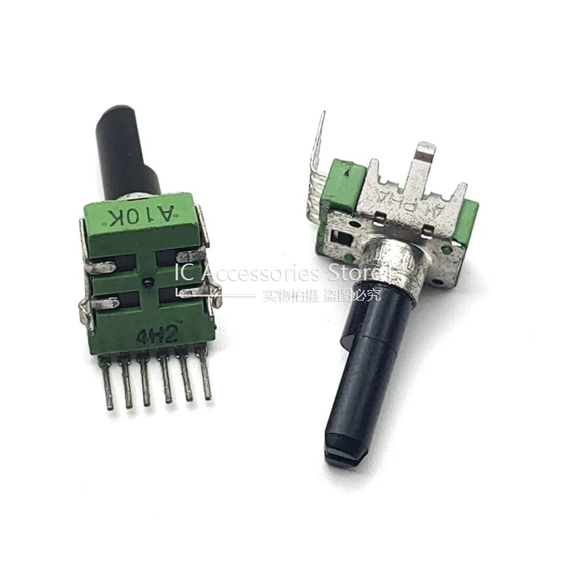 2 шт. RK12 Тип Вертикальный двойной 6-контактный потенциометр A10K A103 длина вала 23 мм