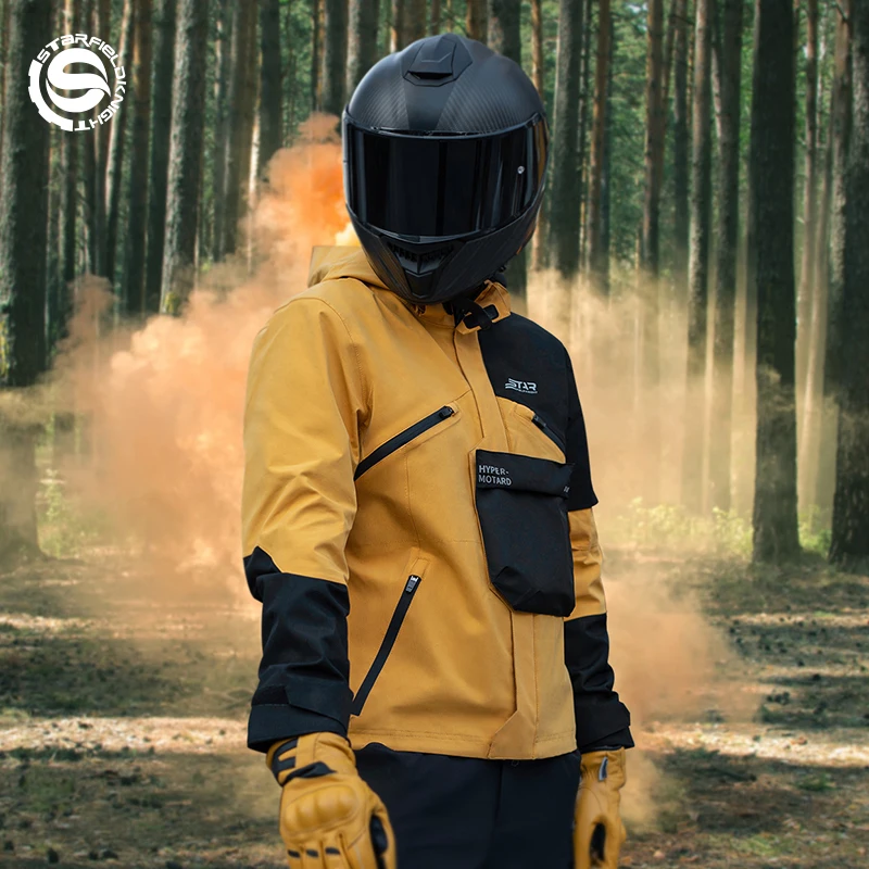 올 시즌 오토바이 자켓 모토 크로스 라이딩 자켓 내장 CE 인증 패드 방수 따뜻한 바이커 코트 Anti-Fall Men