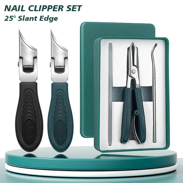 3/2/1Pcs Anti-Splash Nagel Clipper Set High-end-Adler Schnabel Schräge Kappe Nagel Trimmer cutter Maniküre Eingewachsene Zehennagel Werkzeuge