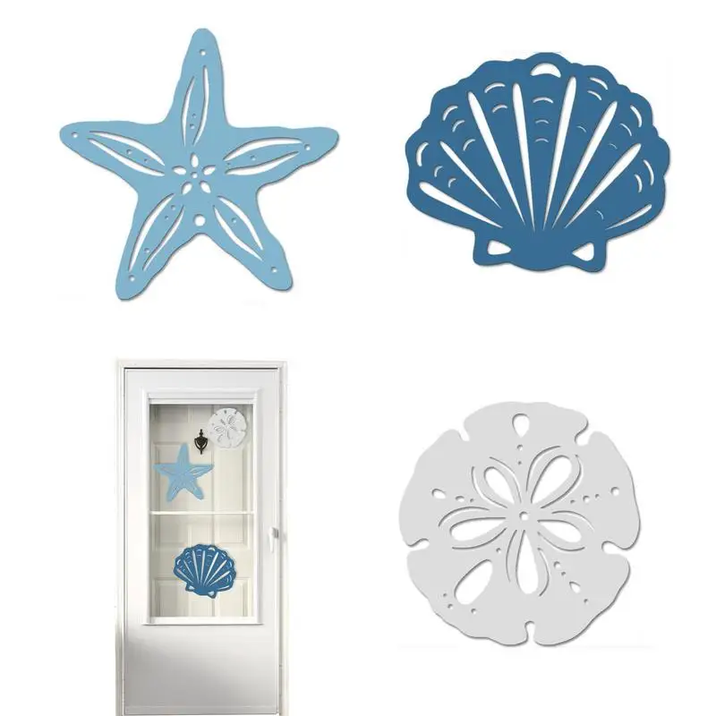 Ocean Theme Beach Wall Decor Decorazioni Murali Legno Outdoor Coastal Wall Art Ocean Beach Sand Dollars Decor Legno Seaoam Wall