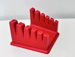 High-Temperature Resistance ABS Soldering Wire Holder with Strong Magnetic Bracket (Red)