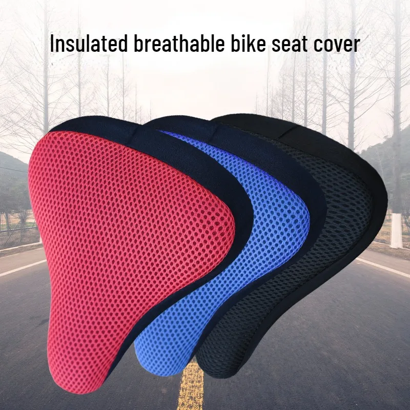 Description Picture 3 of itemBicycle Mesh Seat Cover Mountain Bike Cotton Car Seat Cushion Cover Bicycle Saddle Insulation Breathable Cycling Accessories