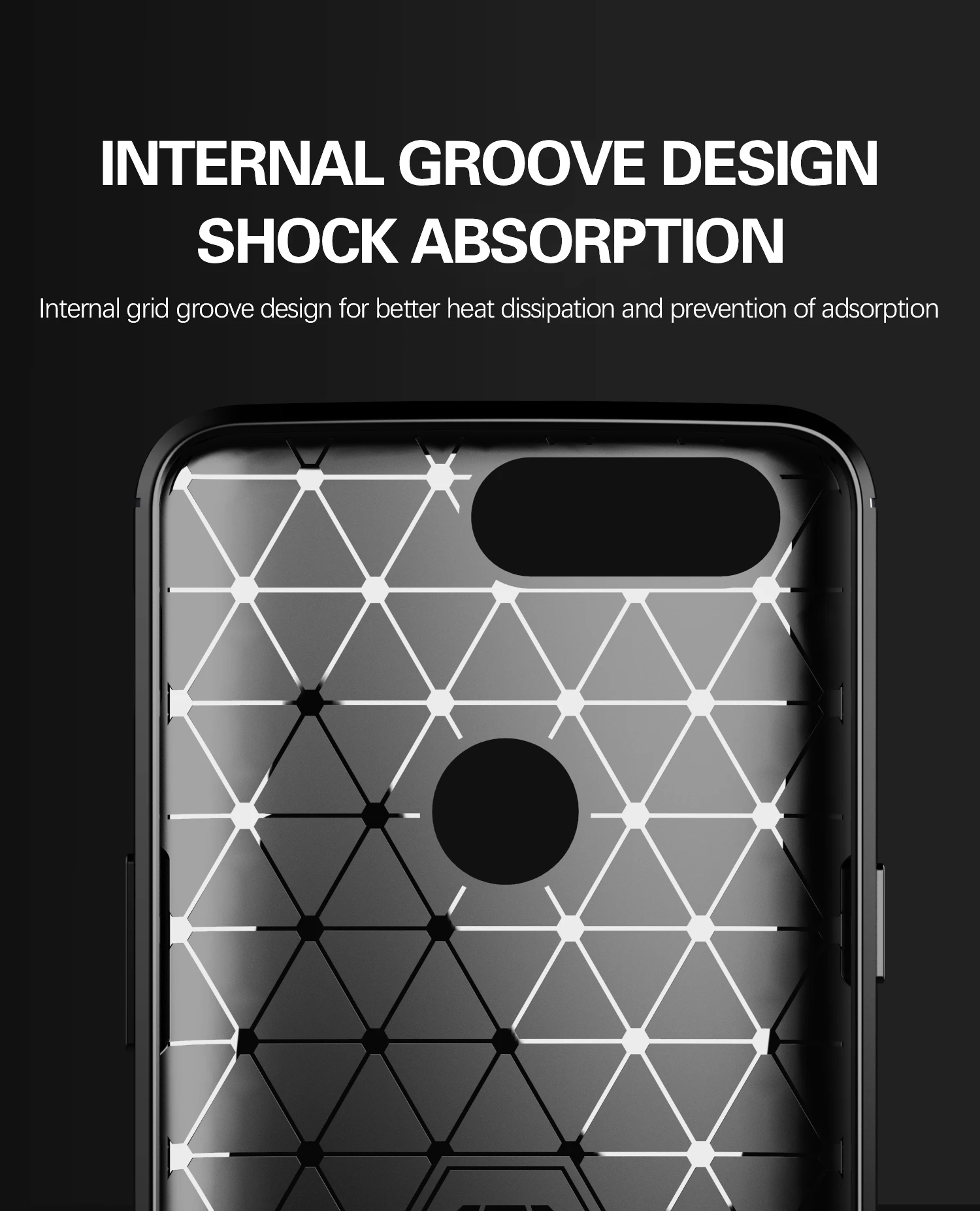 ShockProof Carbon Fiber Soft Silicone Protective Case - Silicone Shell Cover