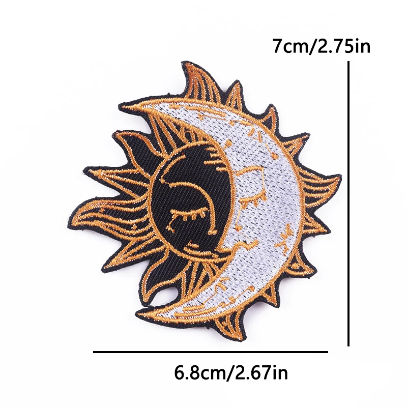 Wolf Strong Animal bestickte Aufnäher für Hut, Kleidung, Dekoration, zum Aufbügeln auf Jeans, persönliche Abzeichen, Aufkleber, Herz, Blut – Detail 29