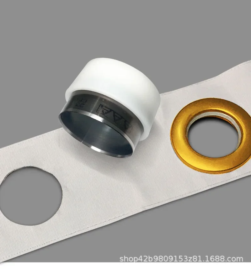 Curtain Hole Puncher with Mat Portable Handle Manual Curtain Eyelets Household for Home Living Room Curtain Retailsale