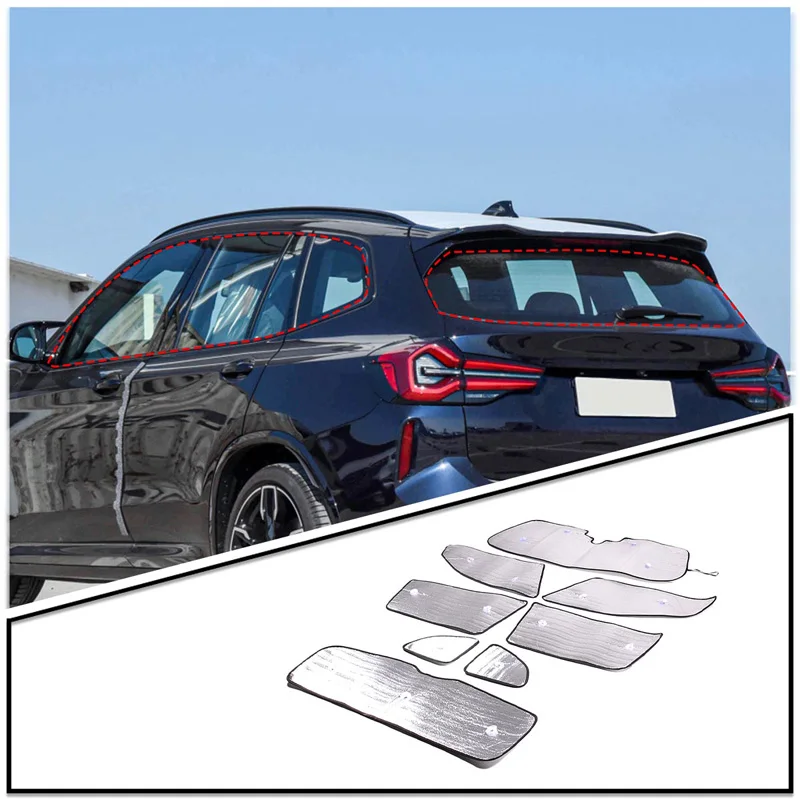 

For BMW X3 G01 2018-2022 Car Front Windscreen Cover Full Window Glass Sun Visor Protector Anti-ultraviolet Auto Accessories