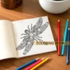 Mechanical Animals Coloring Book For Adults And Teens Featuring 24 Page Relieve Stress Kill Time Graffiti Painting Drawing Books 3