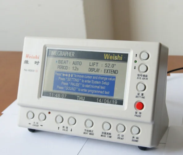 Weishi MTG 3000 5000 6000機械式時計タイミングテスターtimegrapher多機能プリンタ修理ツール & キット