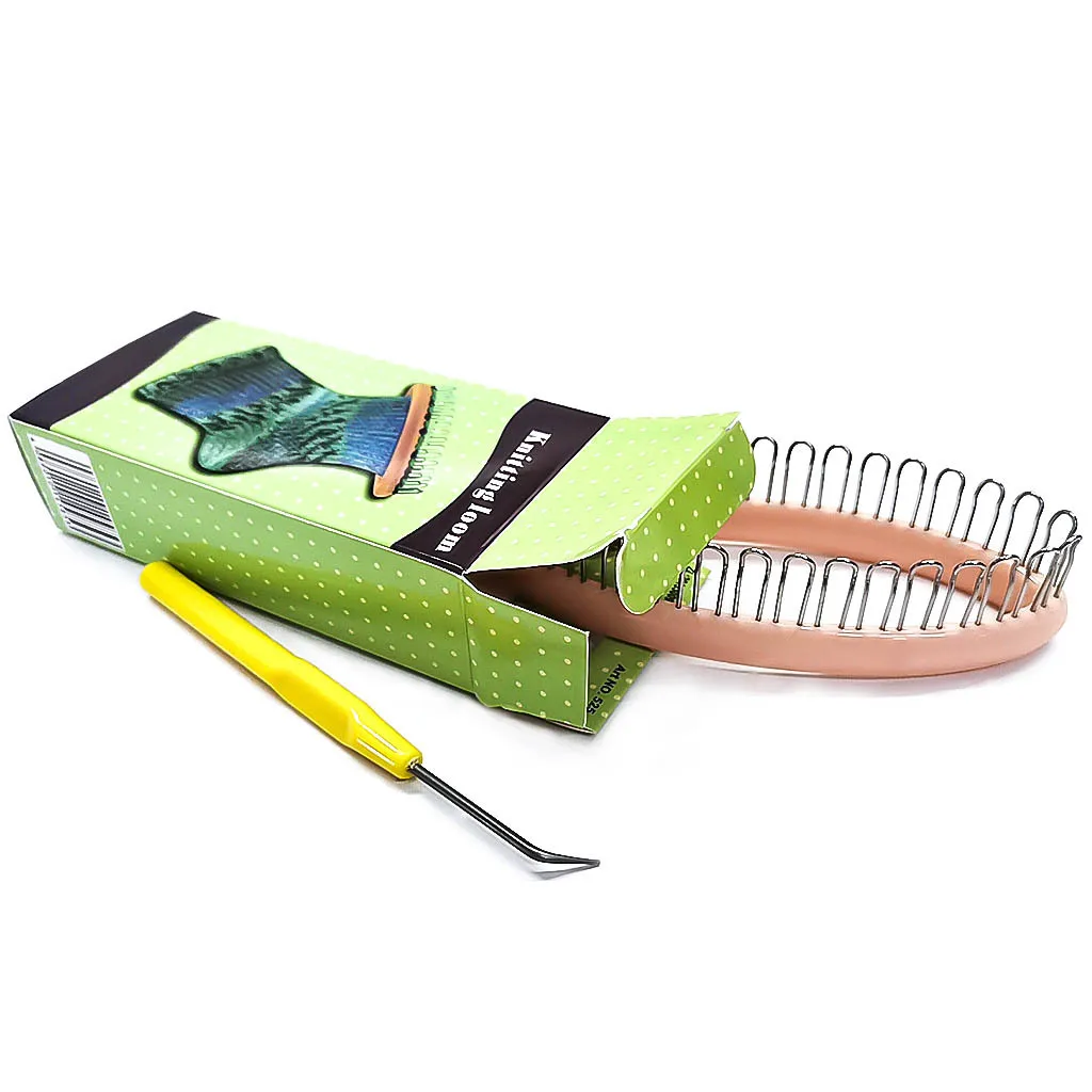 Peg Socks Wool Yarn Knitting Loom DIY Craft Weaving Tools for Sock Scarf Hat Weaver Needle Sewing Knitting Tool