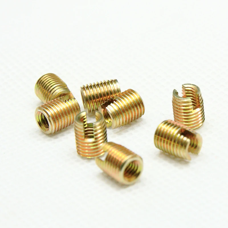 M2 M2.5 M3 M4 M5 M6 M8 M10 M12 Stainless Steel Self Tapping Insert Screw Bushing 302 Slotted Type Wire Thread Insert Nut Repair - 13 - View #13