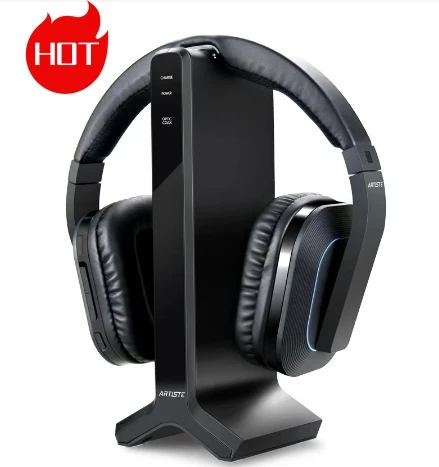 

ARTISTE D1 HIFI Wireless TV Headphone 2.4G 30M Distance Noise Cancelling TV Headphone For Radio And Computer Gaming
