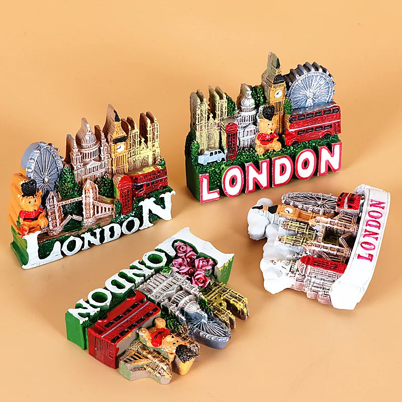 

United Kingdom Fridge Magnets England Travelling Souvenirs Fridge Stickers Photo Wall Magnetic Stickers Home Decor Wedding Gifts