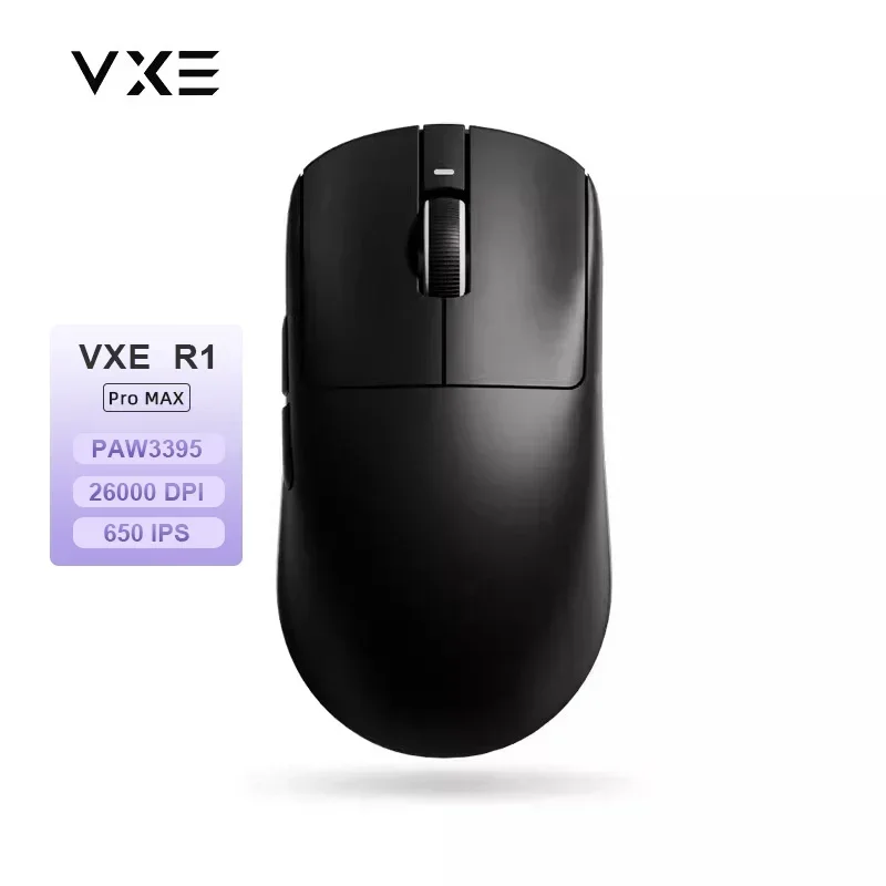 VXE Dragonfly R1 Pro MAX 2.4G ماوس ألعاب لاسلكي PAW3395 26000 ديسيبل متوحد الخواص اتصال 3 أوضاع مع ماوس ألعاب سلكي منخفض الكمون