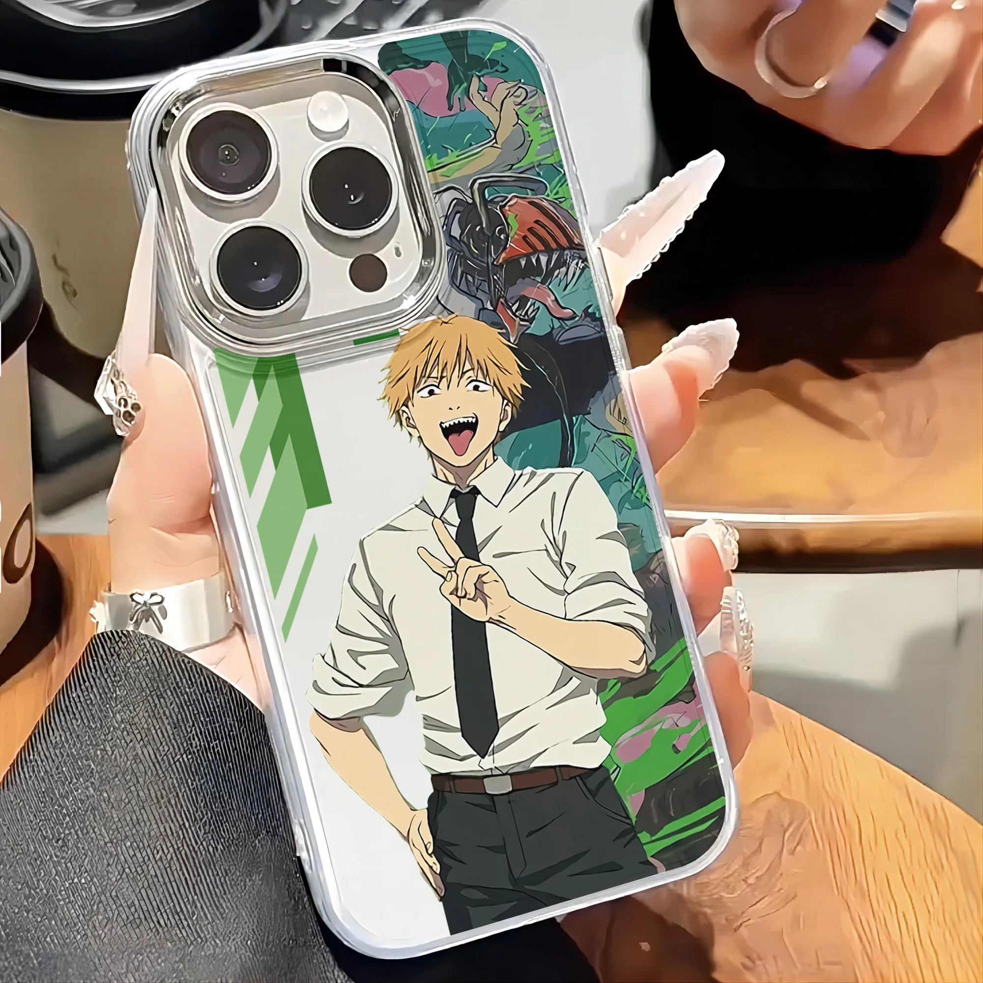 Anime Chainsaw Man Inspired Phone Case - Stylish Design