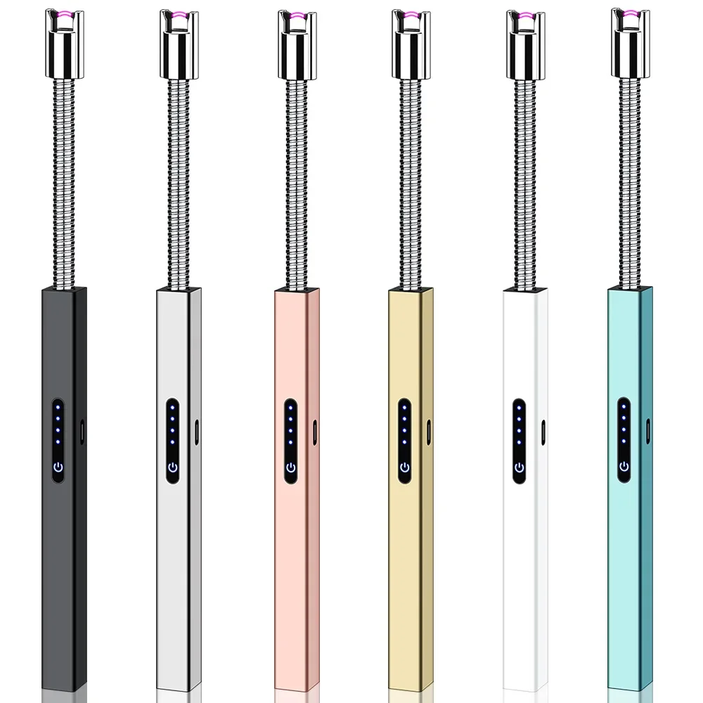 

USB Type-C быстрая зарядка, металлический локоть, Электрический дуговой зажигающий пистолет, ветрозащитная кухонная свеча, газовая плита, импульсная плазменная зажигалка, подарочная коробка