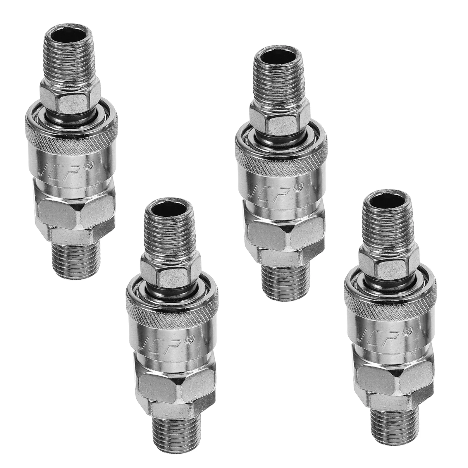 

4 Pcs Quick Connector Air Compressor Hose Fitting Equipment Kit Accessory Pneumatic Coupling Tube Fittings