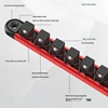 Sleeve socket tool Auto Repair arrange metallic Socket Storage Bracket Magnetic Socket Holder Aluminum Alloy Socket Rail 2