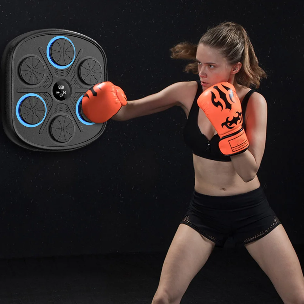 Smart Music Boxing Training Machine Bluetooth-Compatible Boxing Game Training Machine 9 Modes for Boxing Sports Agility Reaction 4