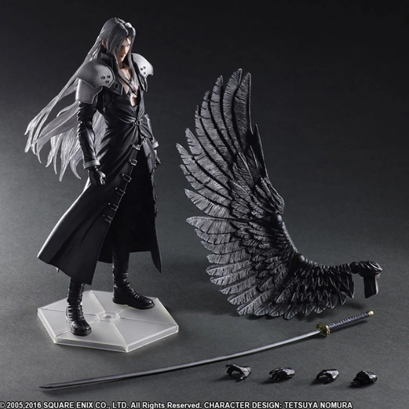 

Anime Play Final Fantasy Vii Sephiroth Cloud Strife Edition 2 Pvc Action Figure Collection Model Toys Doll Christmas Gift 25cm