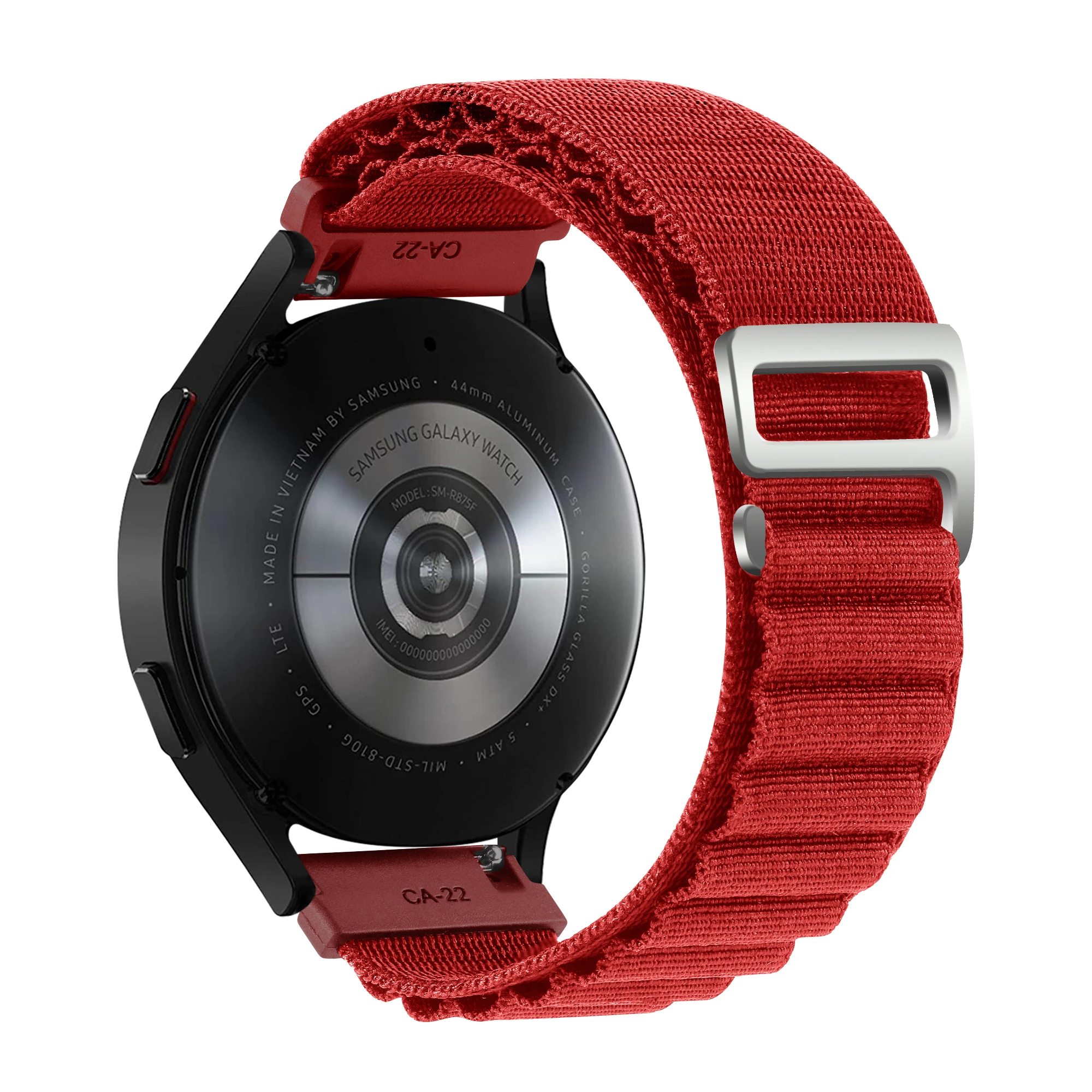 Alpine Loop Strap - Premium Sport Nylon Band, Color 2, 22mm