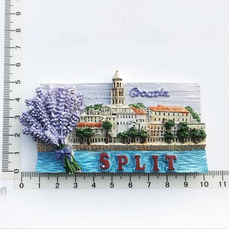 Adesivo Trogir Calamita Frigorifero Decorazione Casa Resina Croazia