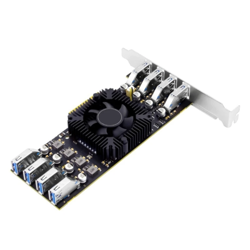 Highly Speed USB3.2 PCIE Expansion Card for Desktop PC USB3.2 GEN1x8 Port