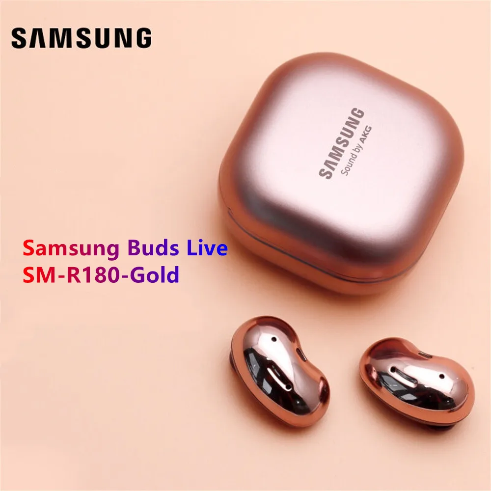 Оригинальные 100% Samsung Buds Live BUDSLIVE True Wireless наушники с активным шумоподавлением