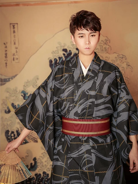 traditional male kimono