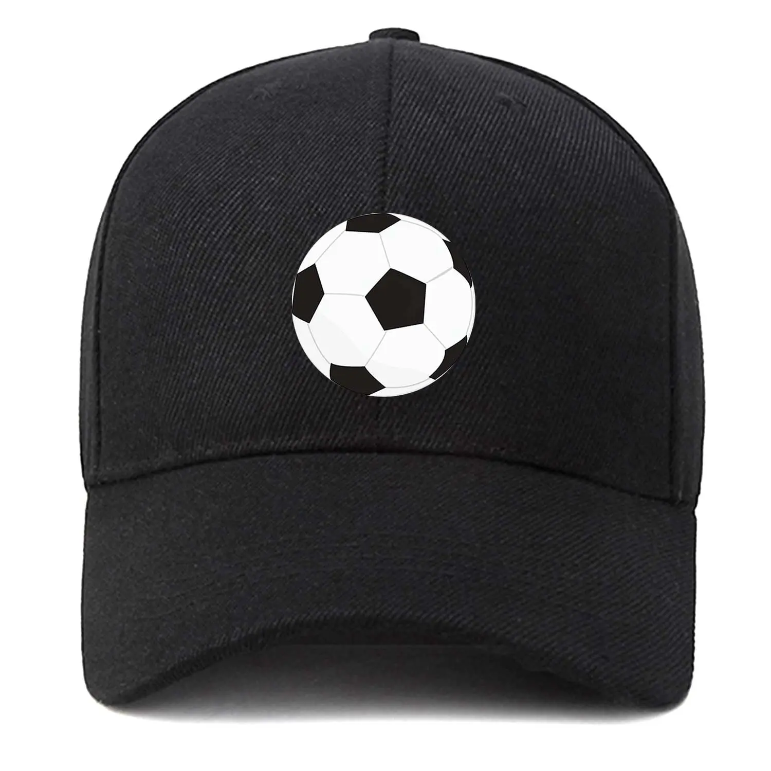 Football Baseball Cap Adjustable Dad Hat Unstructured Cotton Hat