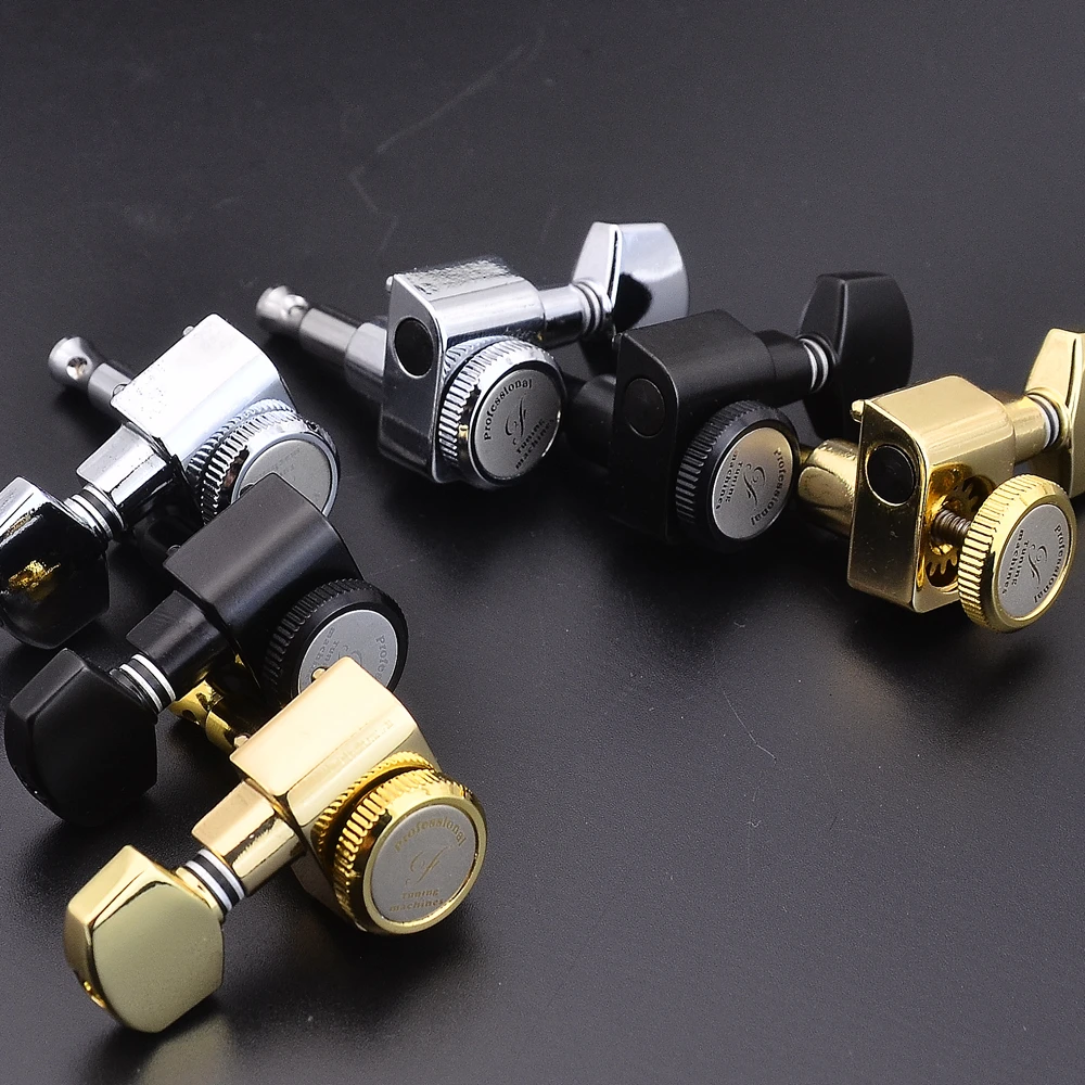 1 Set 6/7/8 Strings No Screw Locking Sealed Guitar Machine Heads Tuners