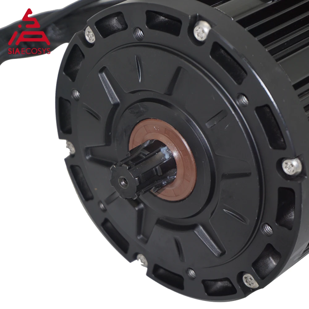 Stock QS Motor QS138 3000W 70H V1 Mid Drive Motor 428 14T Sprocket for Electric Dirty Bike Scooter Motorcycle Motor