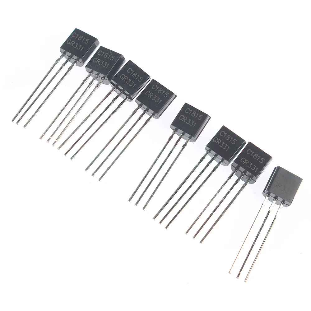Universele transistors, Potencia-transistors, BJT-transistors, vermogenstransistors, 200 stuks, met opbergdoos, BC337 BC327 2N2222 2N2907 2N3904 2N3906 S8050 S8550 A101550 C181 5 stuks