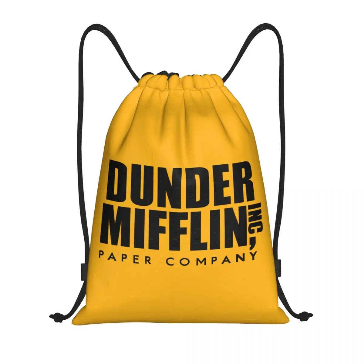 

Бумажные Сумки на шнурке под заказ Dunder Mifflin для мужчин и женщин, легкий рюкзак для хранения в спортивном зале