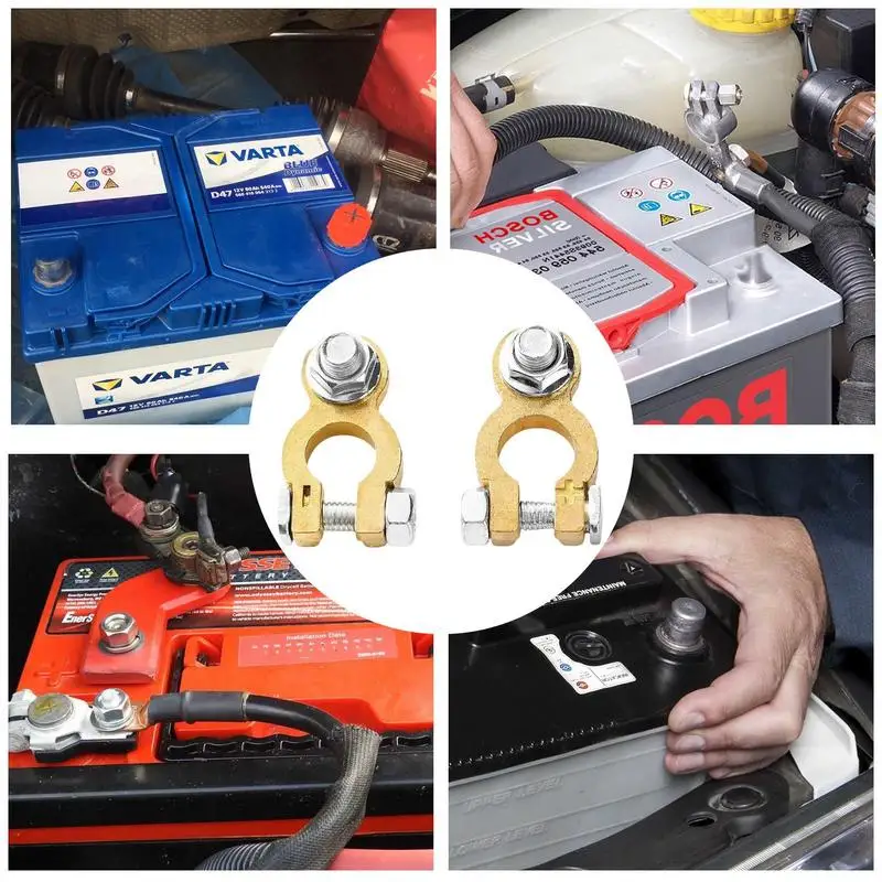 For Refer To Description Car Battery Terminal Connectors Car Auto Terminal Brass Battery Terminal Connectors Battery Terminal
