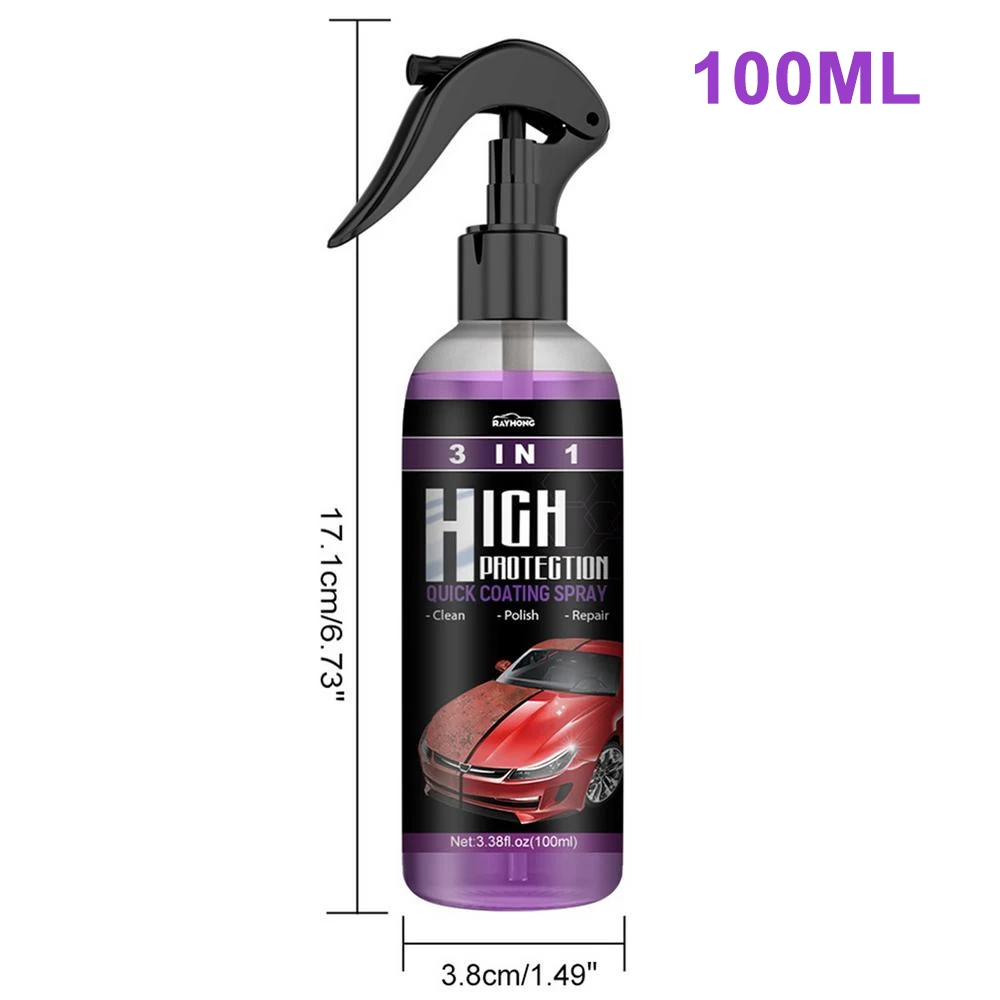 Spray 3 en 1 haute protection rapide pour voiture (2/4 pièces) 3