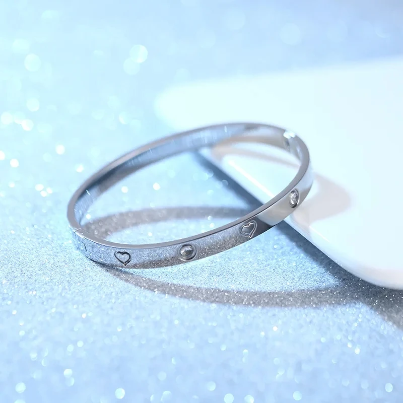 Bangle Bracelet Cuff Bracelets For Women Stainless Steel Fashion Jewelry Charm Crystal bangle bracelet crystal bracelets stainless steel bracelet