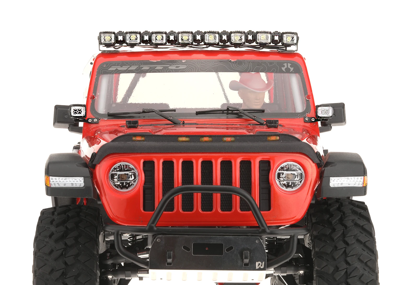 RC Car Light Kits Sidelight with Mount Holder LED Lamp Spotlight Set 1/10 1/12 Truck Rock Crawler Off-road