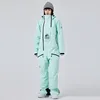 MUTUSNOW Men And Women's Warm One Piece Ski Suit Thickened Winter Waterproof Breathable Snowboard Jumpsuit Outdoor Snow Suit 3