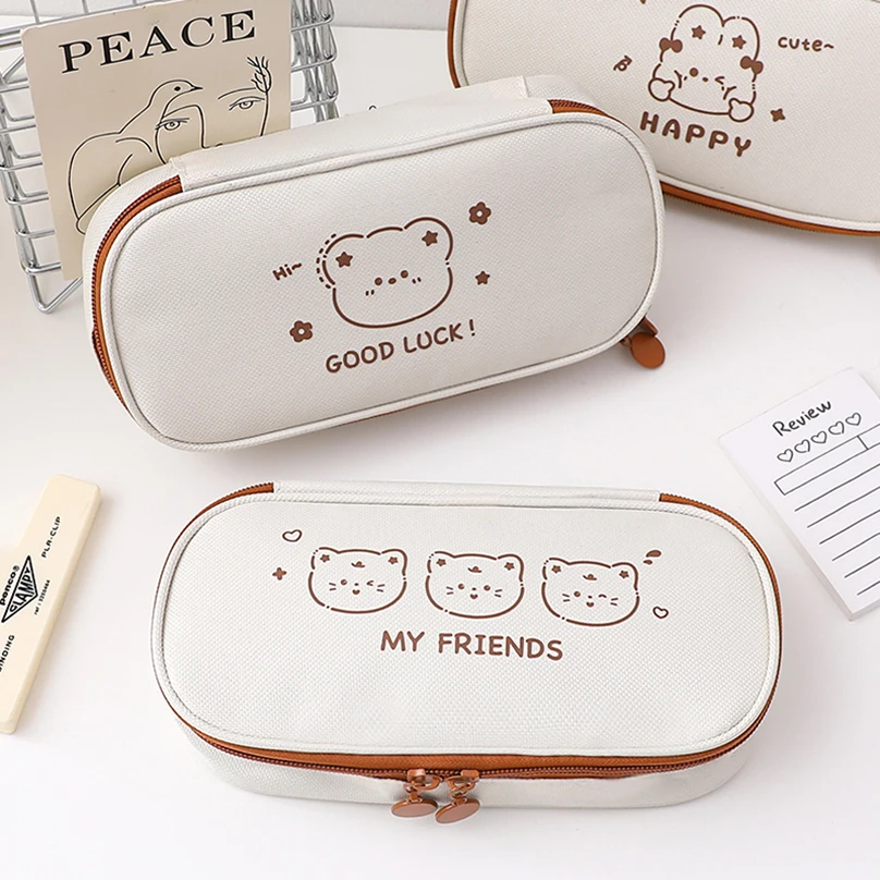 Estuches de lápices Kawaii, estuches de Utiles Escolares