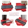 Contour Gauge Duplicator Ceramic Tile Carpet Cutting Template Profile Measuring Angle Ruler Contour Duplicator Woodworking Tools 4