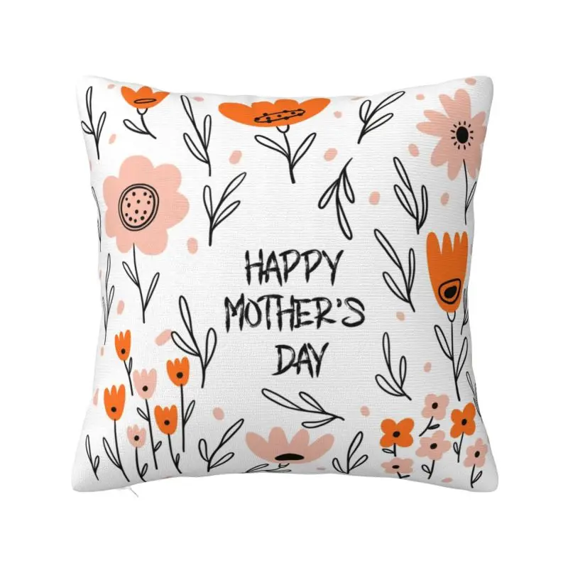 

Mother's Day Cushion Cover 40x40cm Soft Modern Throw Pillow Case Home Decoration