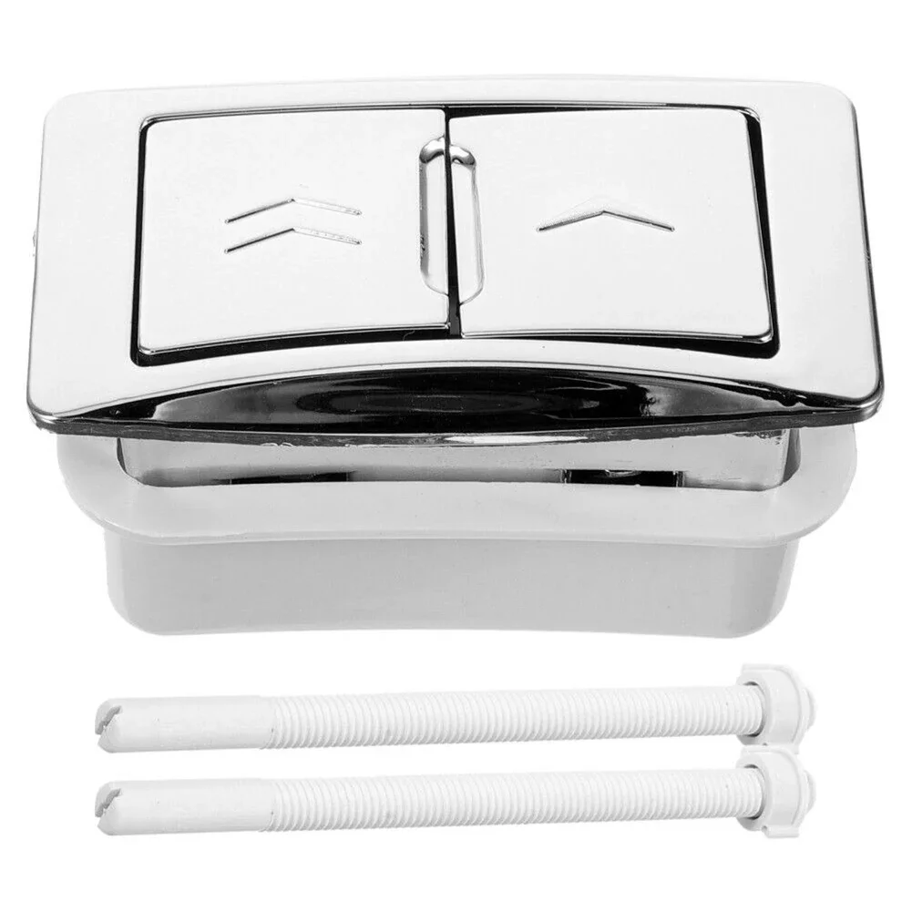 Toilet Button 1 Pc Water Tank 63mmX35mm ABS Double Easy Installation