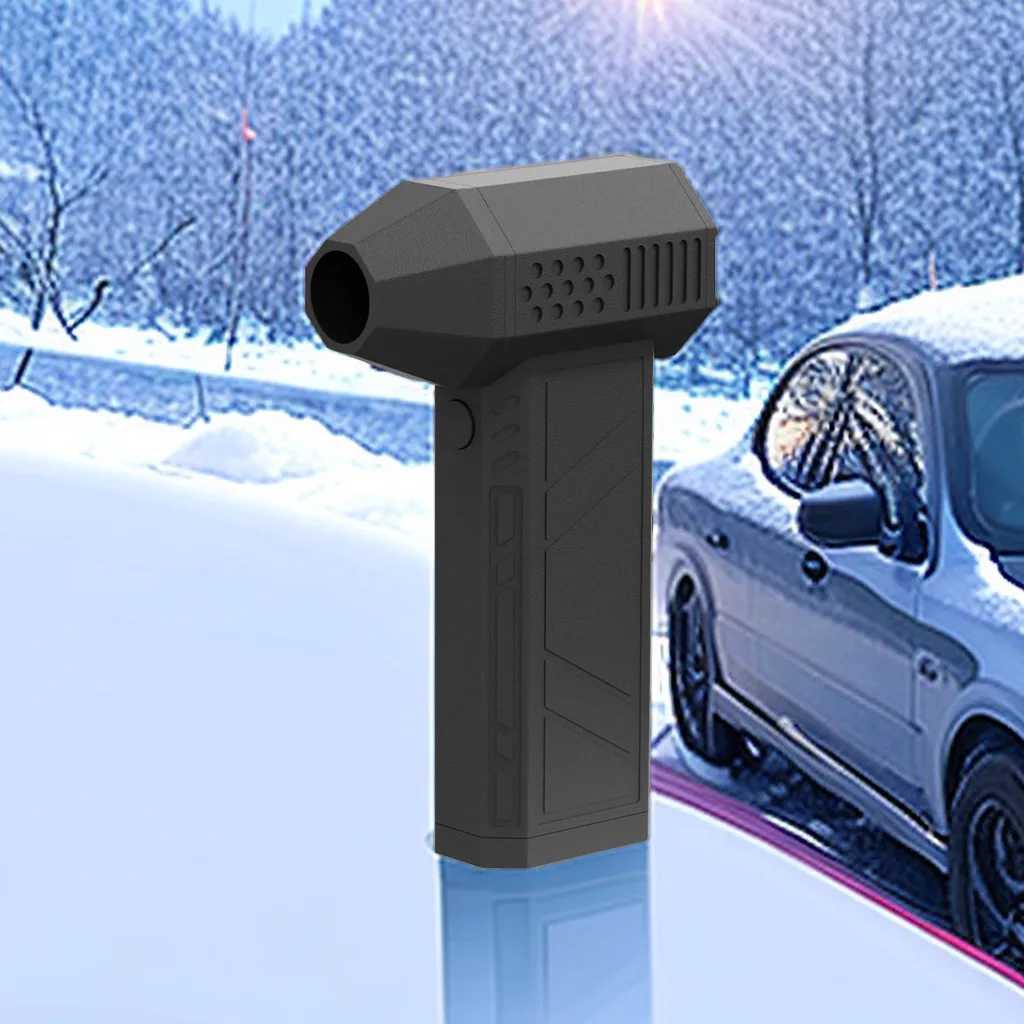 Car Snow Blower Cleaner 130000 RPM Blow Snow with Car Jet Fan Violent Turbofan Brushless Motor Fan for Cleaning