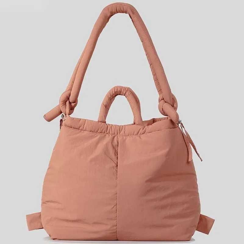 Single Shoulder Nylon Drawstring Backpack Bag Handbag For Woman Large Capacity Casual High-Quality Messenger Luxury Crossbody