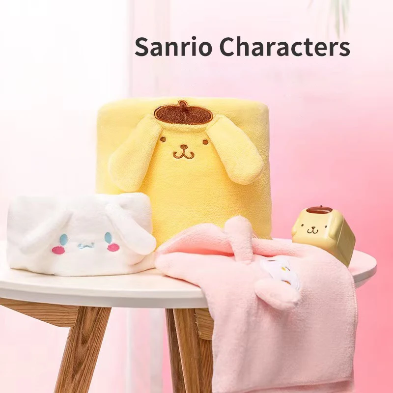 

Аниме Sanrio Cinnamoroll Kawaii полотенце My Melody коралловый бархат мягкое и Впитывающее умывание лица бытовое банное полотенце для женщин подарок