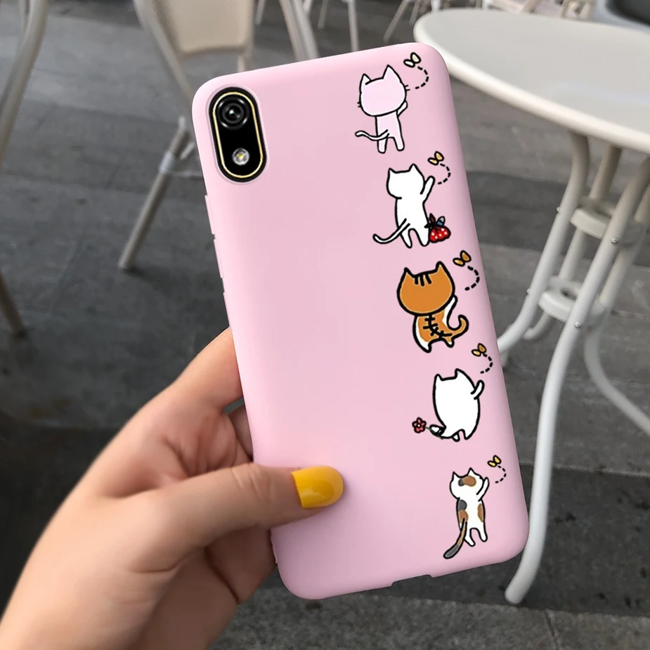 Stylish Painted Silicone Soft TPU Phone Case - Protective Back Cover Bumper