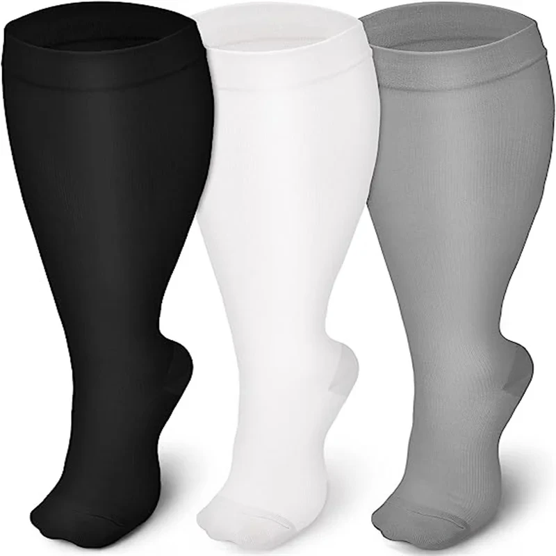 Compression Socks Men's Printed Varicose Veins diabetes Socks Outdoor Running Hiking Riding Long Tube Nurses 7XL Fat Plus cotton socks cycling socks cartoon socks