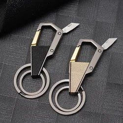 Llavero colgante de Metal multifuncional para hombre, llavero creativo de Metal antipérdida, regalo de demolición, cuchillo Express