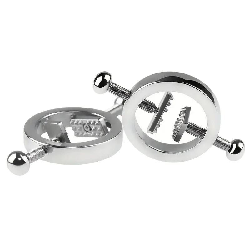 Adjustable Metal Nipple Clamps For Adult Games And Couple Play_voghion.com