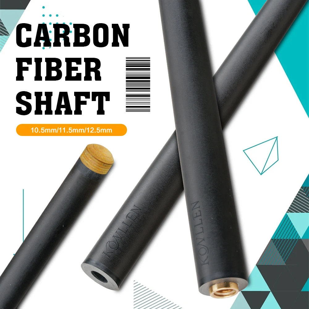 KONLLEN-Carbon-Fiber-Billiard-Shaft-Pool-Cue-74cm-3-8-8-Uni-loc-Pin ...